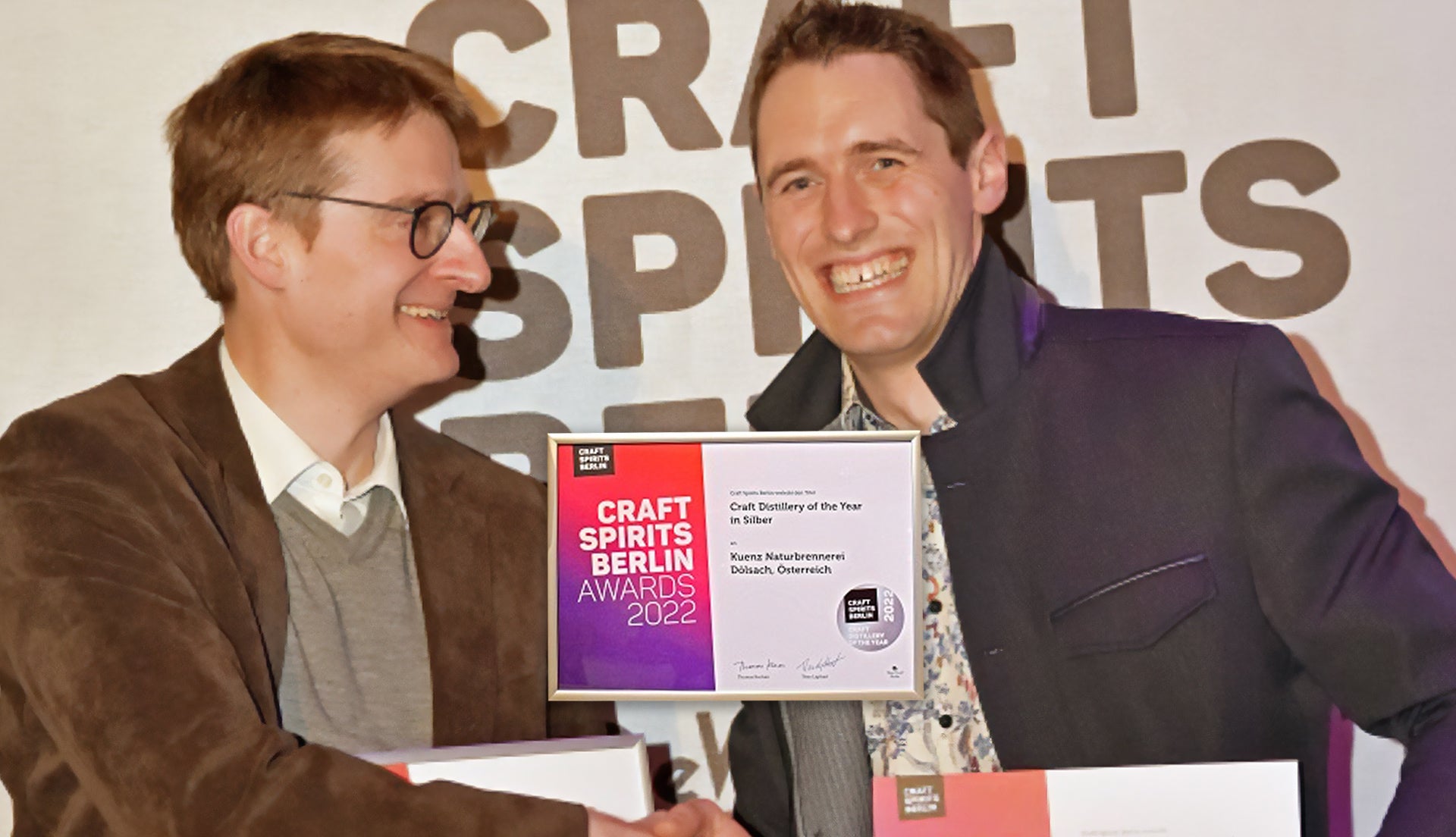 Bestnoten bei der "Craft Spirits Berlin 2022"